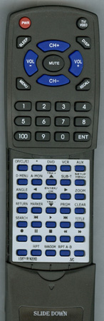 JVC LG-6711R1N208D RM-SHRXVC11A Custom Built Redi Remote
