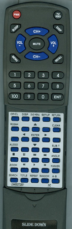 JVC LG-AKB32722901 RMSXV074U replacement Redi Remote