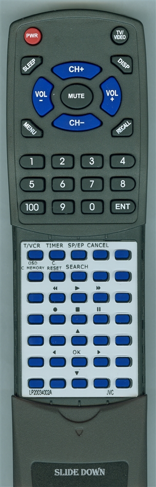 JVC LP20034-002A replacement Redi Remote