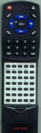 JVC RM-C404 RMC404 replacement Redi Remote