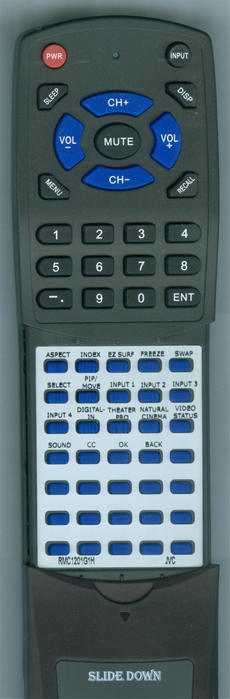 JVC RM-C1201G-1H RMC1201G replacement Redi Remote