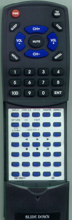 JVC RM-C1252G-1H RMC1252G replacement Redi Remote