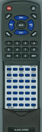 JVC RM-C1254G-1H RMC1254G replacement Redi Remote