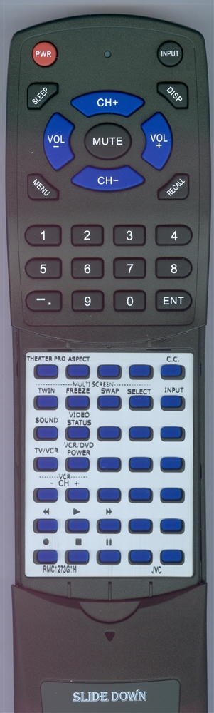JVC RM-C1273G-1H RMC1273G replacement Redi Remote