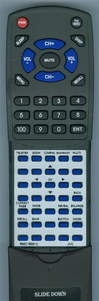 JVC RM-C1835-1C RMC1835 replacement Redi Remote