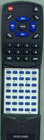 JVC RM-C235-1C RMC235 replacement Redi Remote
