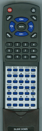 JVC RM-C2510-1C RM-C2510 replacement Redi Remote