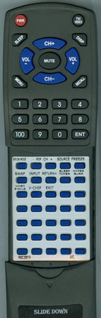 JVC RM-C256-1H RMC256 replacement Redi Remote