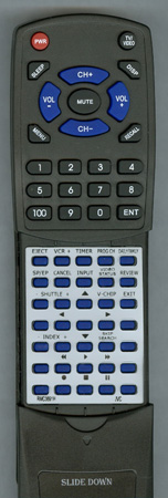 JVC RM-C389-1H RMC389 replacement Redi Remote