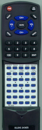 JVC RM-C742(A)-SA RMC742 replacement Redi Remote