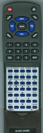JVC RM-M160G RMM160G replacement Redi Remote