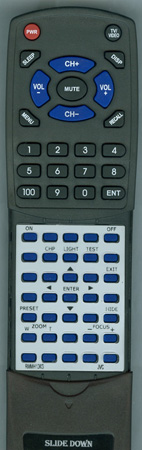 JVC RM-MH10KG RMMH10KG replacement Redi Remote