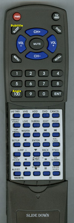 JVC RM-SDR016U RMSDR016U replacement Redi Remote