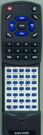 JVC RM-SED402TUKP RMSED402TU replacement Redi Remote