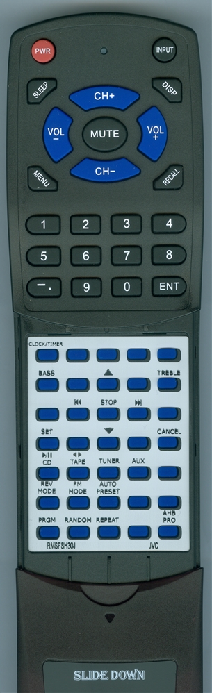 JVC RM-SFSH30J RMSFSH30J replacement Redi Remote