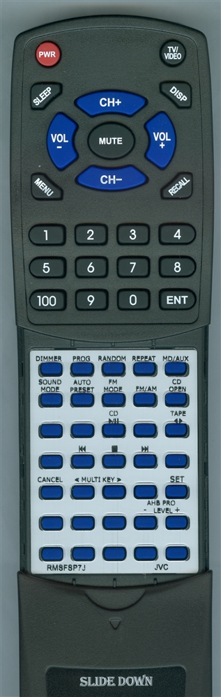 JVC RM-SFSP7J replacement Redi Remote