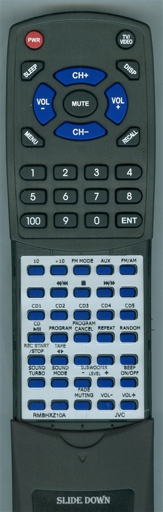 JVC RM-SHXZ10A Custom Built Redi Remote