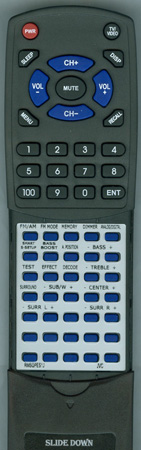 JVC RM-SQPES1J RMSQPES1J replacement Redi Remote