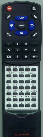 JVC RM-SRX6000J replacement Redi Remote