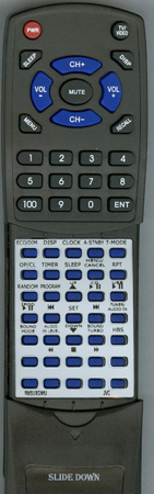 JVC 9CDM070802 RMSUXGN6J replacement Redi Remote