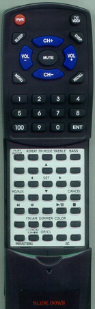 JVC RM-SVSDT2000J RMSVSDT2000J replacement Redi Remote