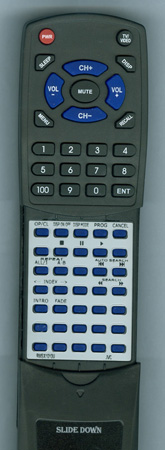 JVC RM-SX1010U RMSX1010UB replacement Redi Remote