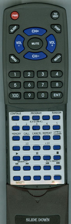 JVC RM-SX207U RMSX207U replacement Redi Remote