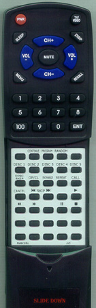 JVC RM-SX215U RMSX215U replacement Redi Remote