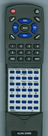 JVC RM-SX252U RMSX252U replacement Redi Remote
