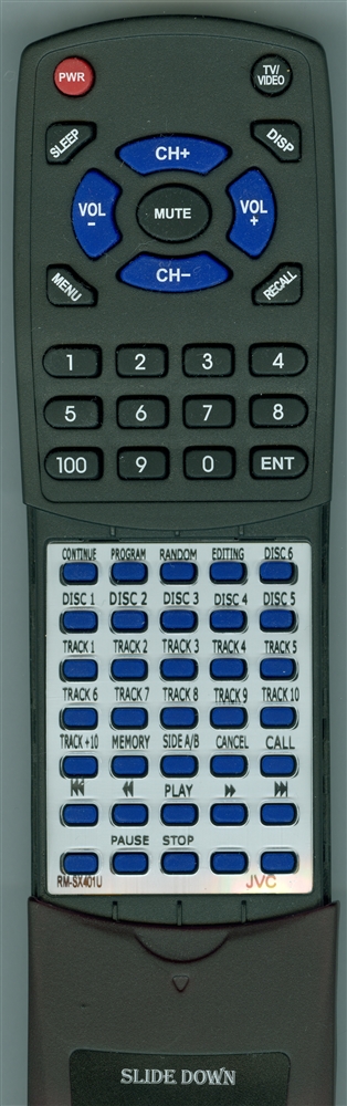 JVC RM-SX401U RMSX401U replacement Redi Remote