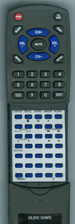JVC RM-SX444U RMSX444U replacement Redi Remote