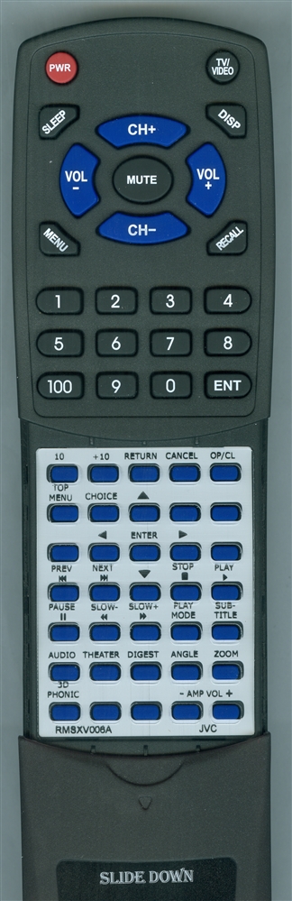 JVC RM-SXV006A replacement Redi Remote