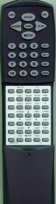 JVC RM-SXVD723E RMSXVD723E replacement Redi Remote