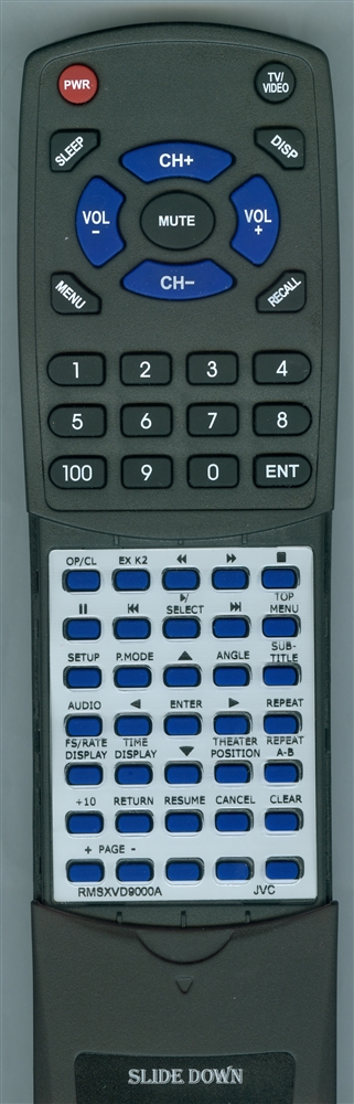 JVC RM-SXVD9000A replacement Redi Remote