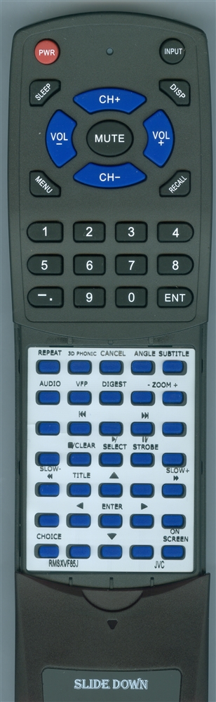 JVC RM-SXVF85J RMSXVF85J replacement Redi Remote