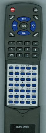 JVC RM-SXVM565J RMSXVM565J replacement Redi Remote