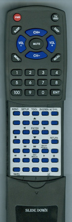 JVC RM-V55U RMV55U replacement Redi Remote