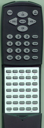 JVC CT-87U CT87U replacement Redi Remote