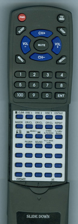 JVC VGR0044-001 RMRXP1020 Custom Built Redi Remote