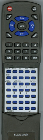 JVC X-076G0GG010 RMC1256G replacement Redi Remote