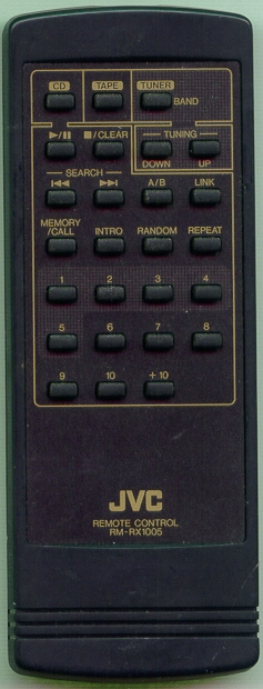 JVC VGR0002-001 RMRX1005 Refurbished Genuine OEM Original Remote