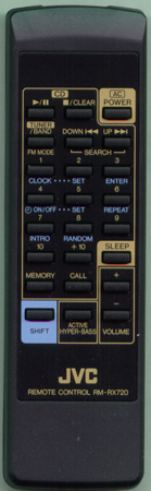 JVC VGR0014-001 RMRX720 Genuine  OEM original Remote