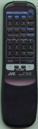 JVC VGR0044-001 RMRXP1020 Genuine  OEM original Remote