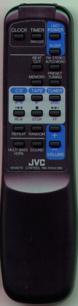 JVC VGR0065-101 RMRXNX3BK Refurbished Genuine OEM Original Remote