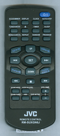 JVC 9CDM070802 RM-SUXGN6J Genuine OEM original Remote