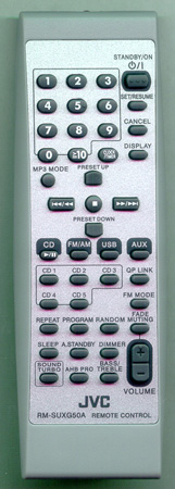 JVC BI643UXG5005SX RM-SUXG50A Genuine OEM original Remote