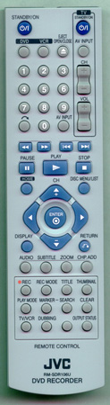 JVC LG-6711R1N218A RMSDR106U Genuine OEM original Remote