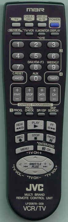 JVC LP20878-009A Refurbished Genuine OEM Original Remote