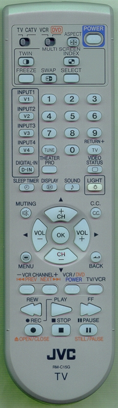 JVC RM-C15G-1H RM-C15G Refurbished Genuine OEM Original Remote