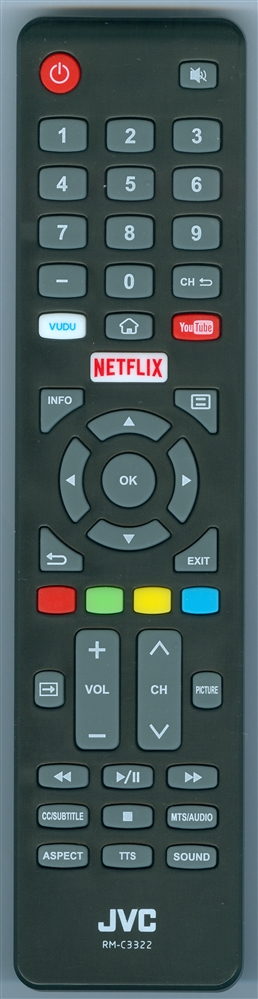JVC RM-C3322 Genuine OEM original Remote